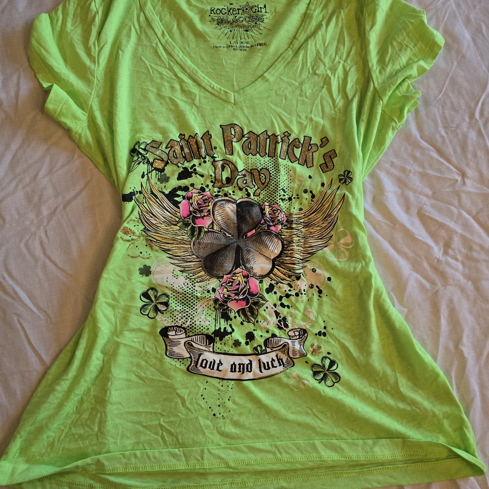 Rocker's Girl Saint Patrick's Day Graphic Tee